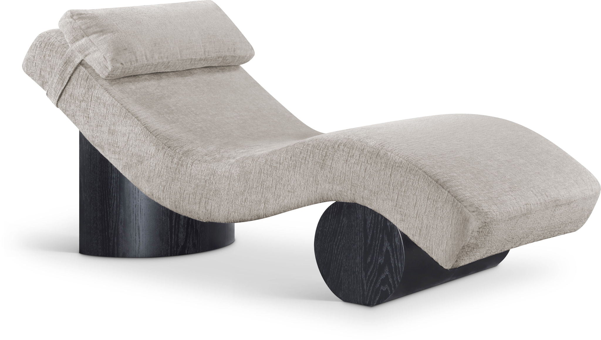 Marcella - Chaise Lounge - Black Base - Urban Living Furniture (Los Angeles, CA)