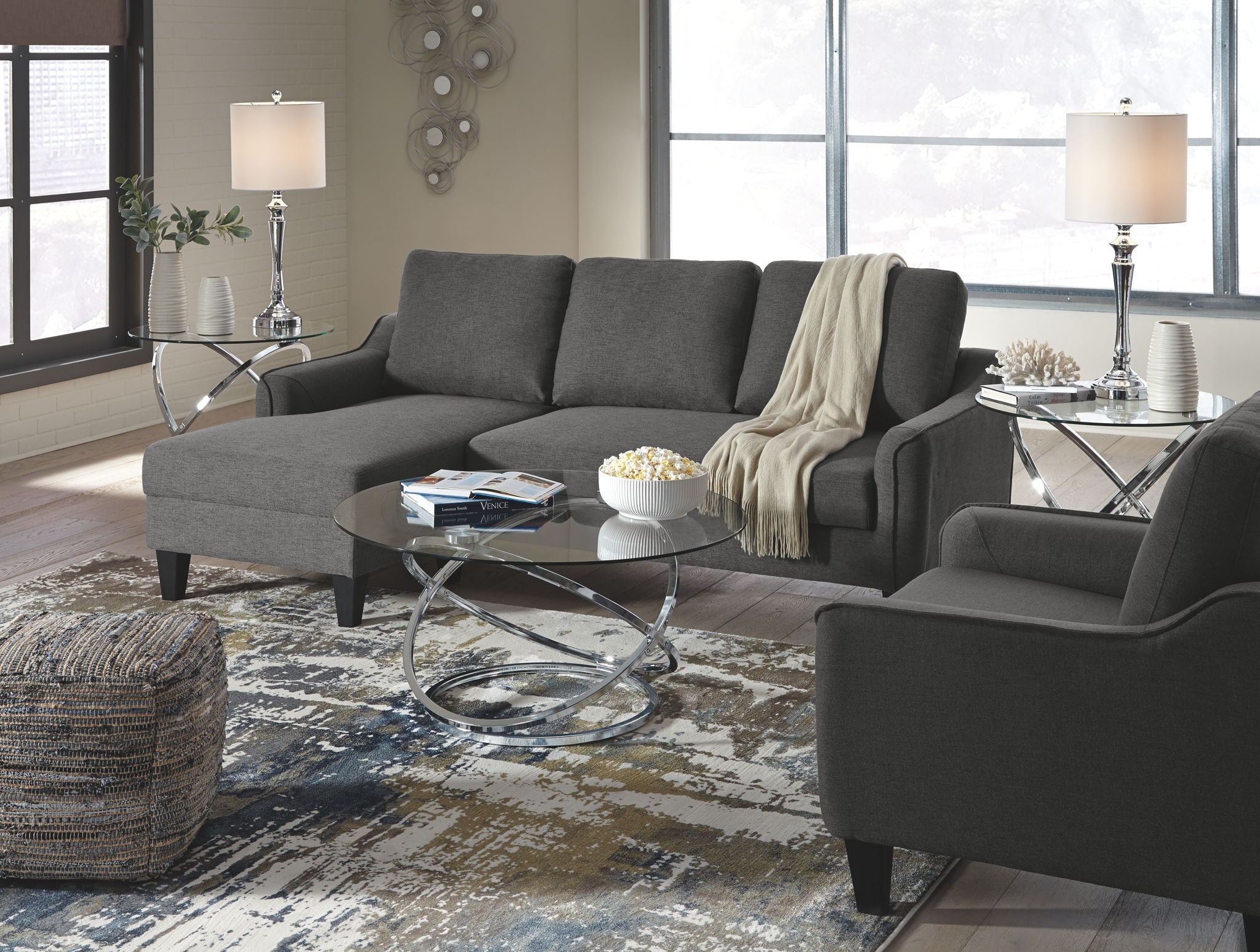 Hollynyx - Chrome Finish - Occasional Table Set (Set of 3) - Urban Living Furniture (Los Angeles, CA)