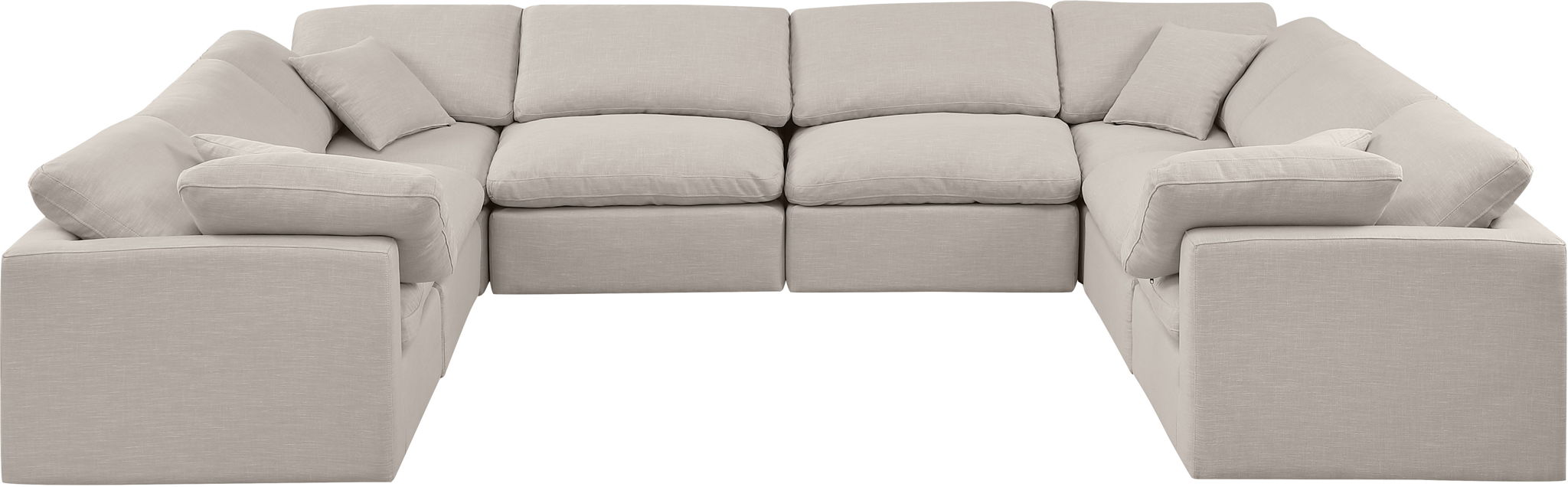 Indulge - Linen 8 Piece Modular Sectional - Urban Living Furniture (Los Angeles, CA)