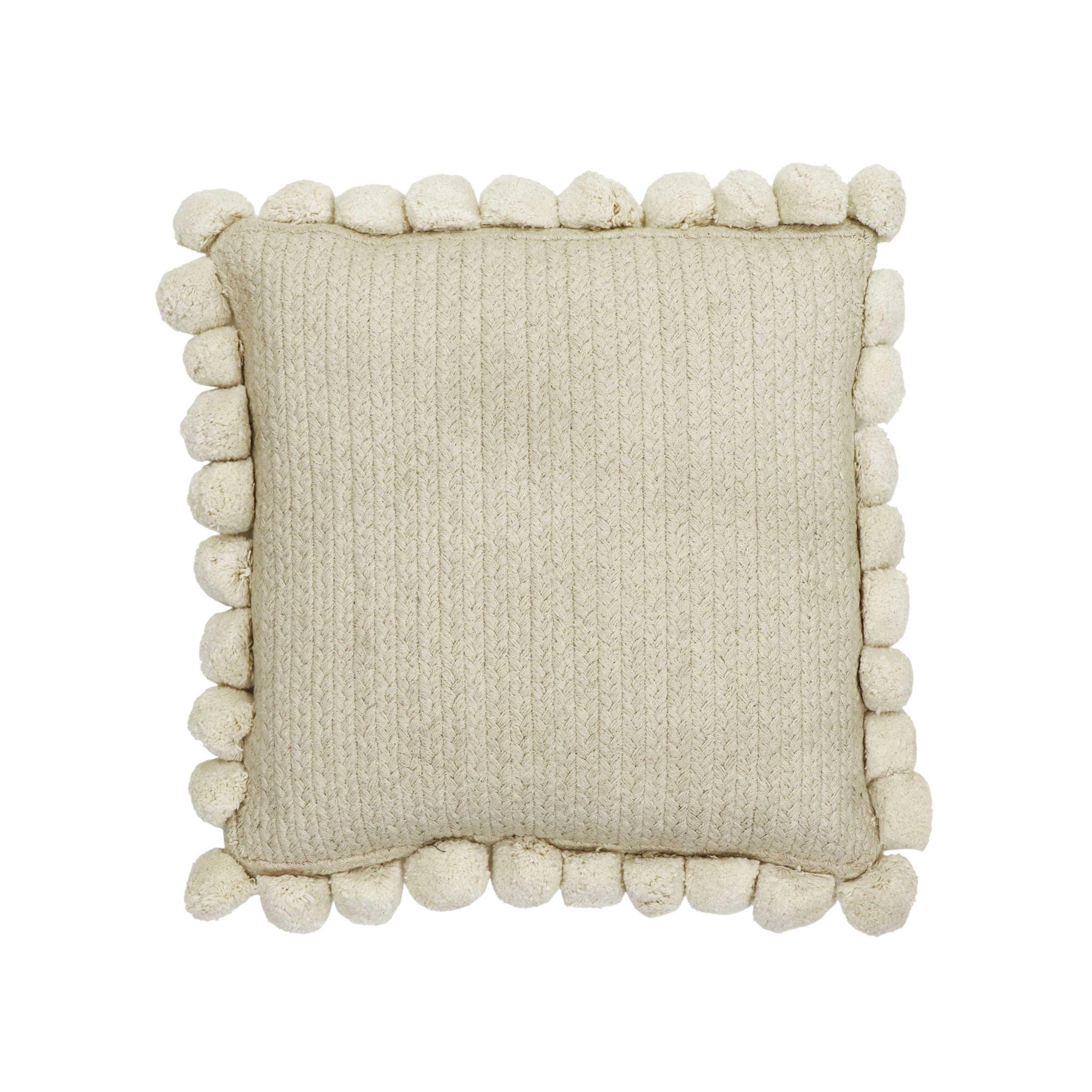 Adelyn - Square Tasseled Accent Pillow - Natural - Urban Living Furniture (Los Angeles, CA)