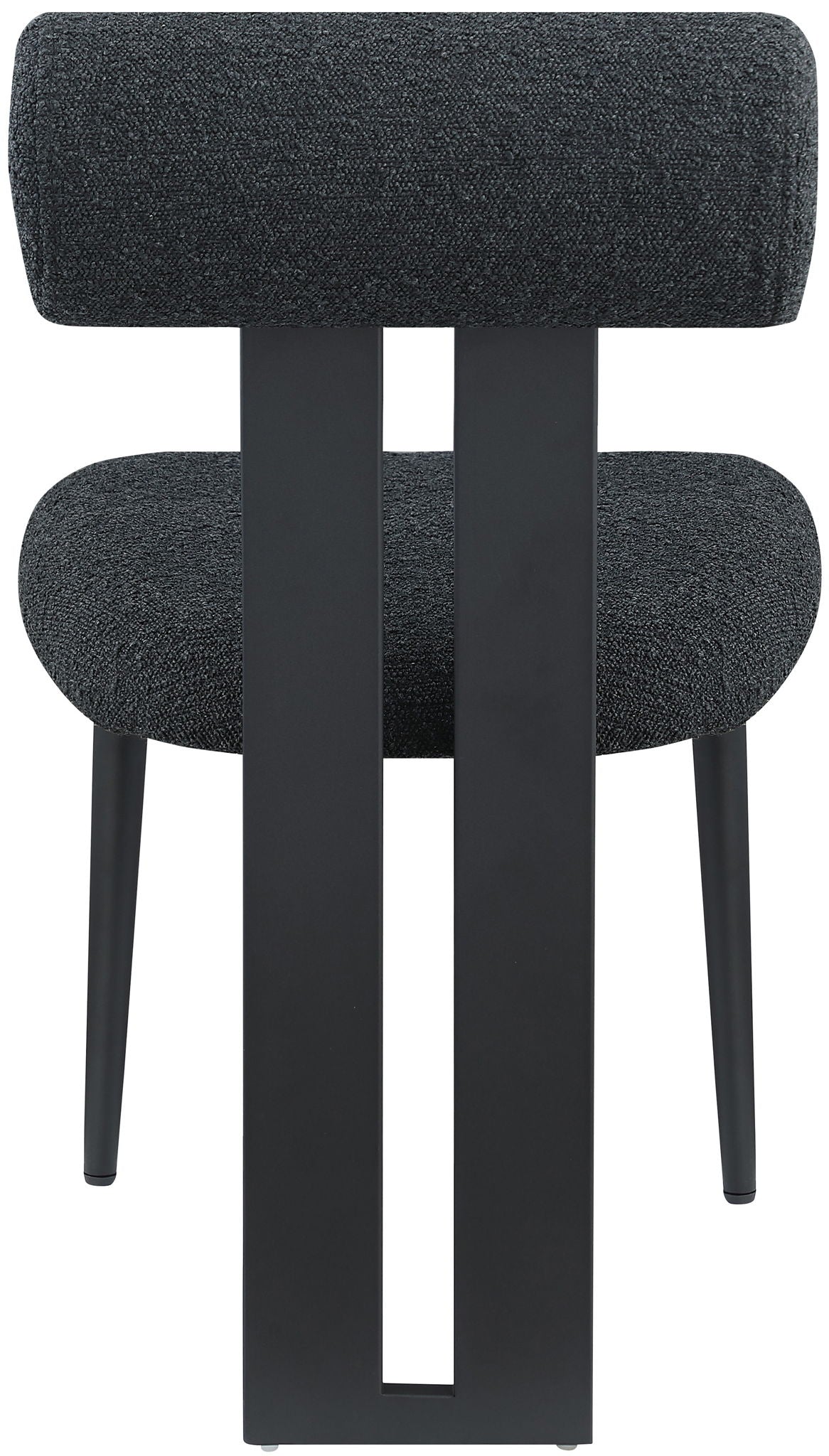 Dario - Boucle Dining Chair With Black Frame (Set of 2) - Urban Living Furniture (Los Angeles, CA)
