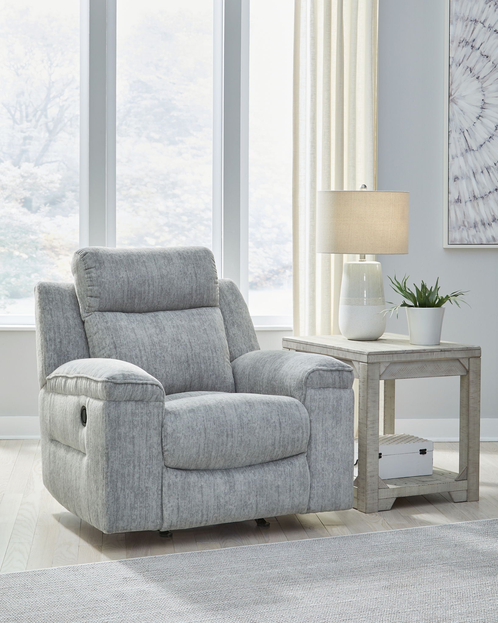 Buntington - Pewter - Rocker Recliner - Urban Living Furniture (Los Angeles, CA)