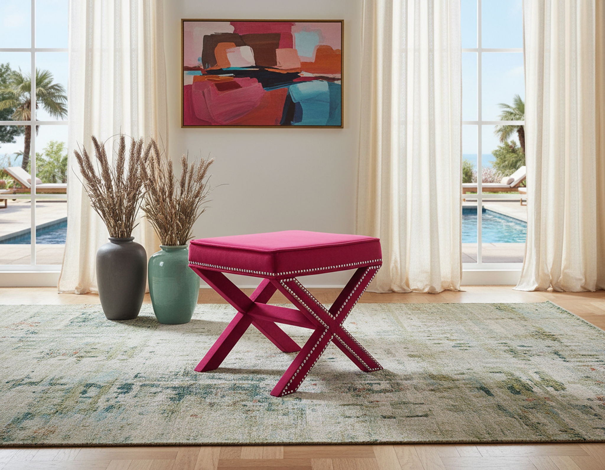 Nixon - Bench Ottoman - Urban Living Furniture (Los Angeles, CA)