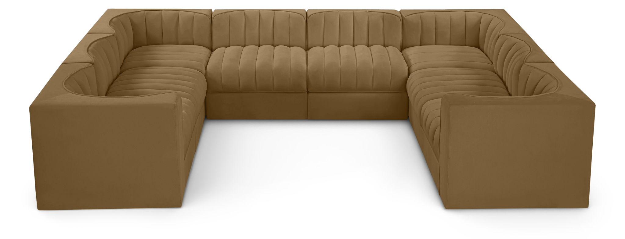 Rummi - Velvet Performance Fabric Upholstered Modular Sectional - Urban Living Furniture (Los Angeles, CA)