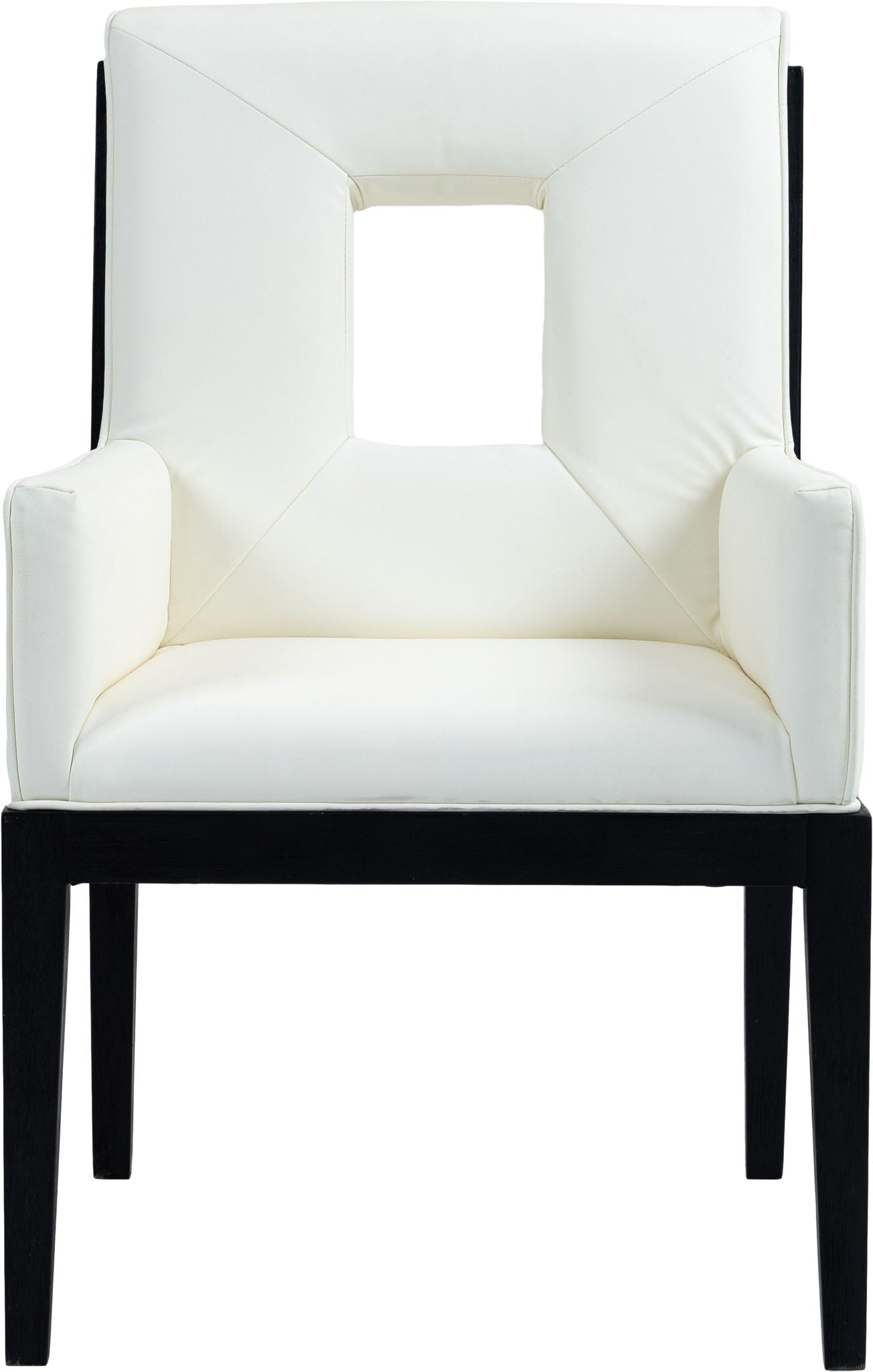Gwendolyn - Faux Leather Dining Arm Chair With Black Frame - Urban Living Furniture (Los Angeles, CA)