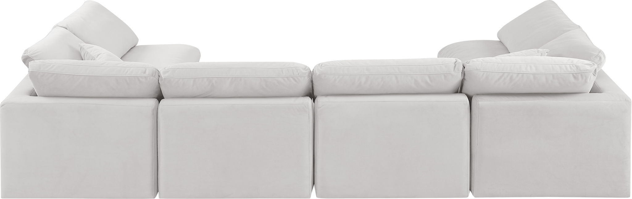 Indulge - Velvet 6 Piece Modular U-Shaped Sectional - Urban Living Furniture (Los Angeles, CA)