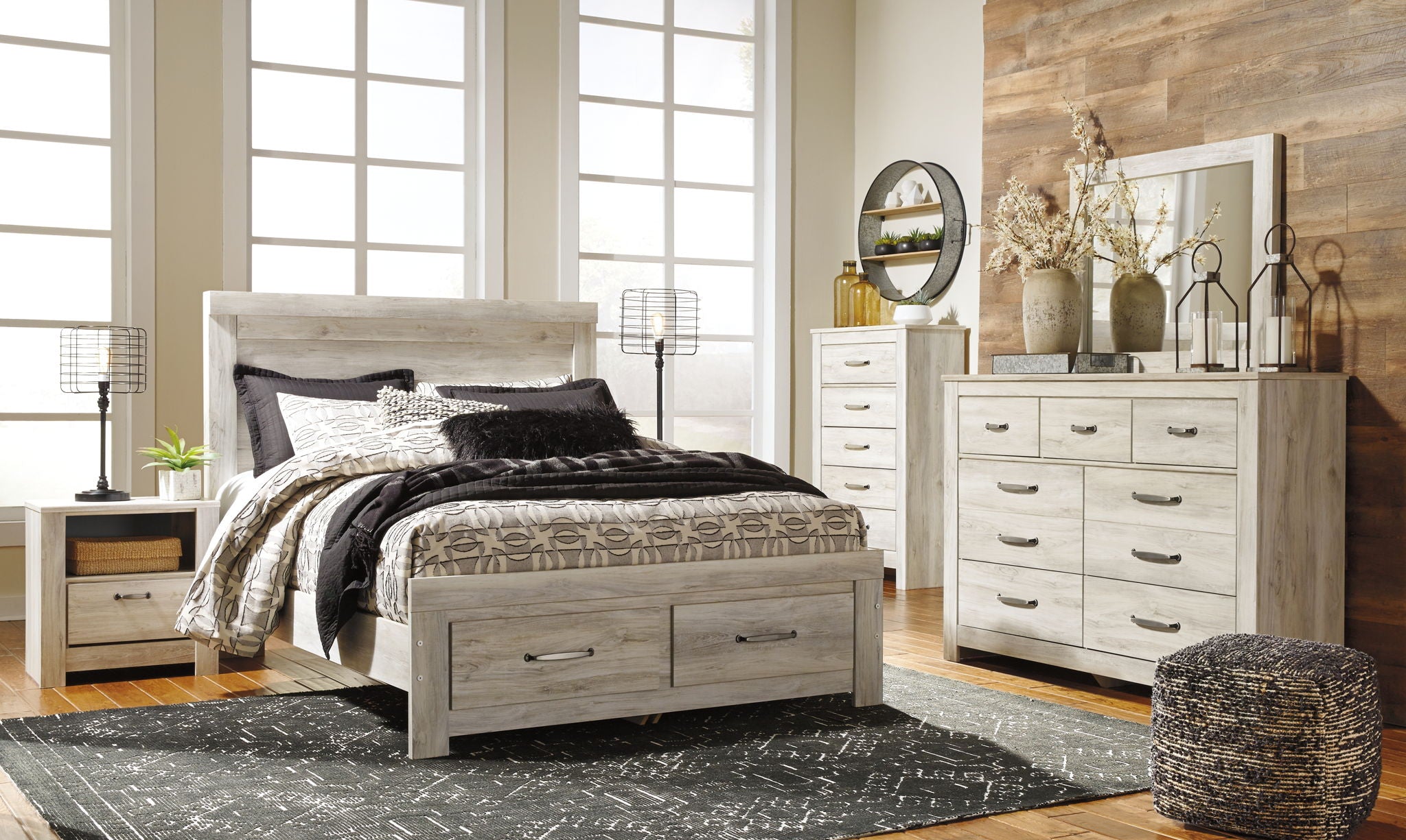 Bellaby - Dresser, Mirror, Platform Bed With Storage Drawers Set - Urban Living Furniture (Los Angeles, CA)