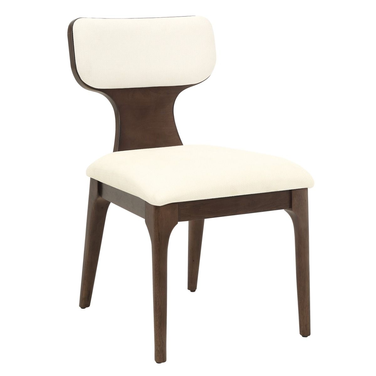 Koen - Side Chair (Set of 2) - Beige / Brown Oak - Urban Living Furniture (Los Angeles, CA)