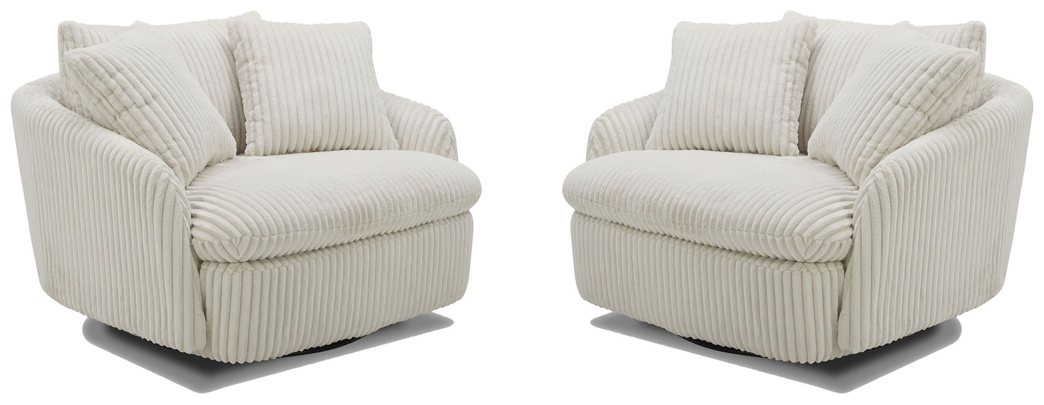 Boomer - Large Swivel Chair with 2 Pillows - Urban Living Furniture (Los Angeles, CA)