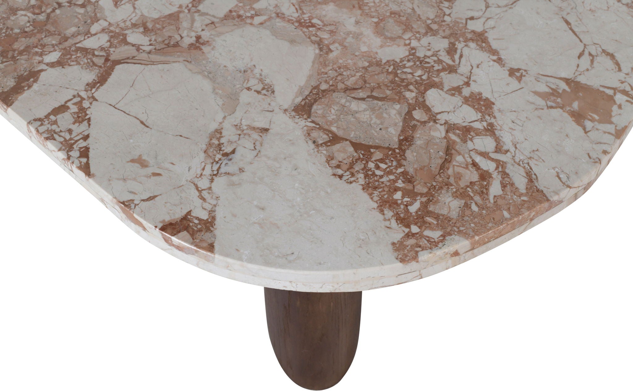 Puglia - Marble Top And Oak Wood Base Table - Urban Living Furniture (Los Angeles, CA)