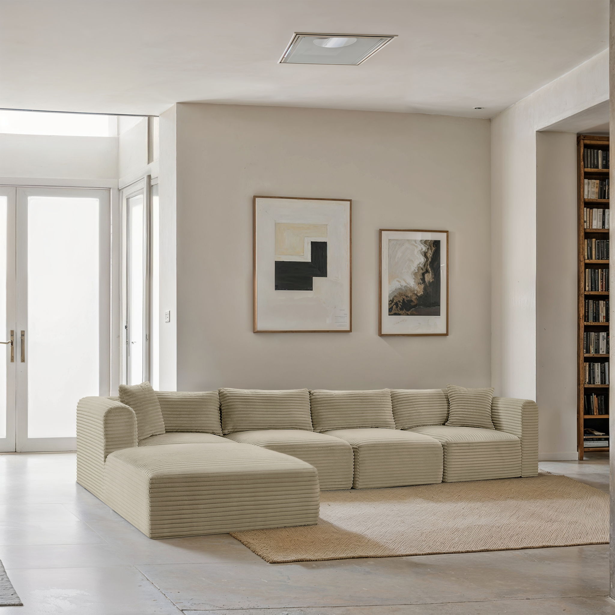 Shaggy - 5 Piece Modular Sectional With Ottoman - Urban Living Furniture (Los Angeles, CA)