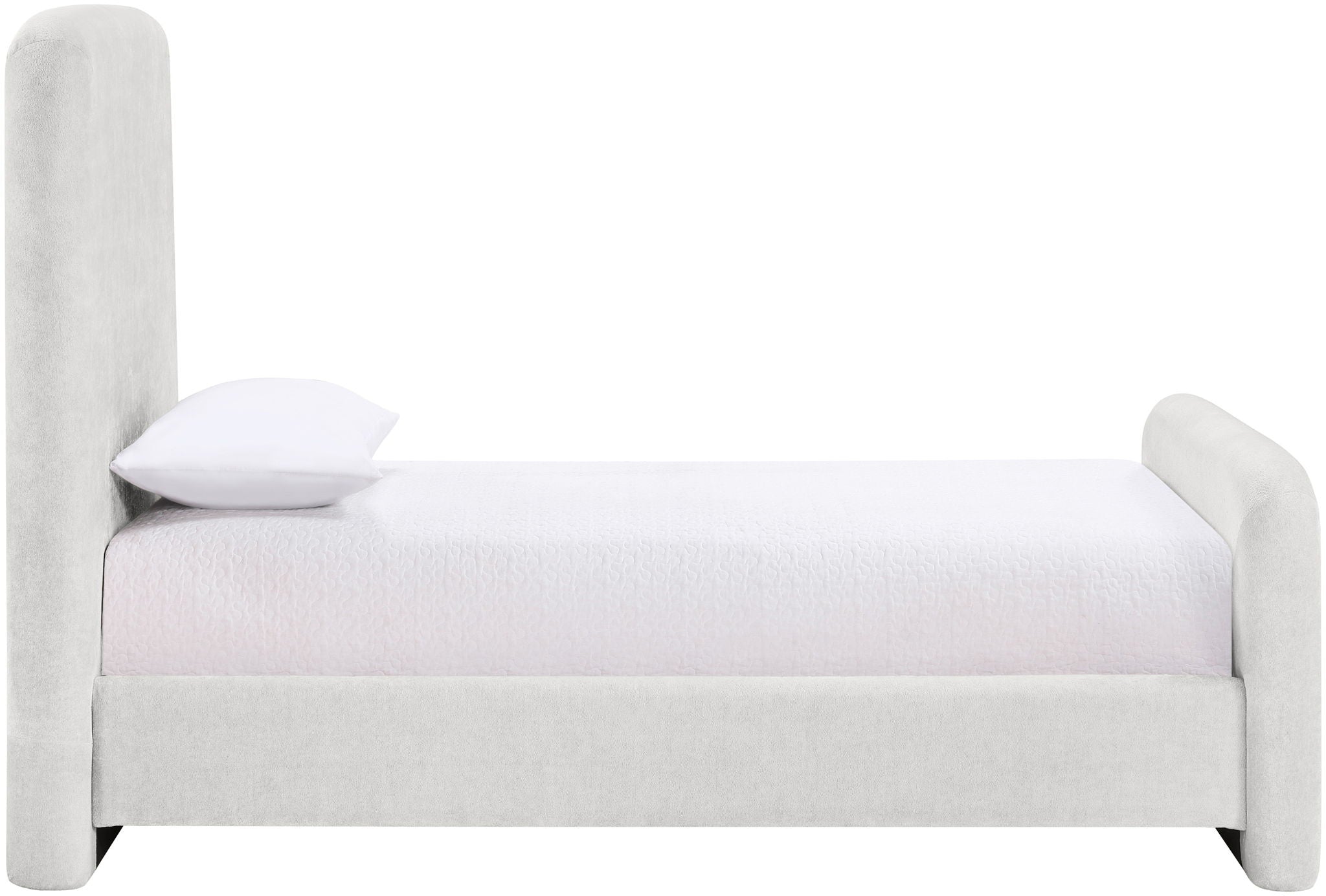 Fira - Chenille Fabric Upholstered Bed - Urban Living Furniture (Los Angeles, CA)