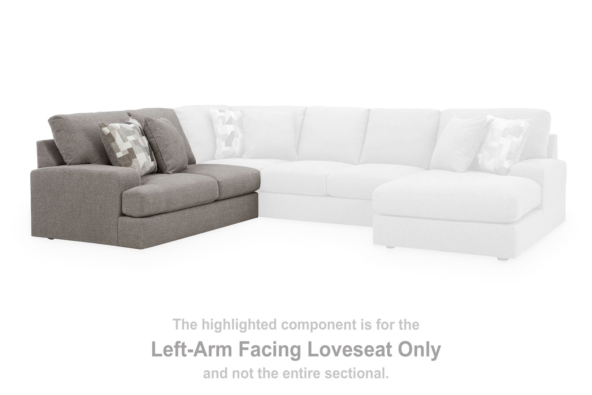 Lindon - LAF Loveseat - Smoke - Urban Living Furniture (Los Angeles, CA)