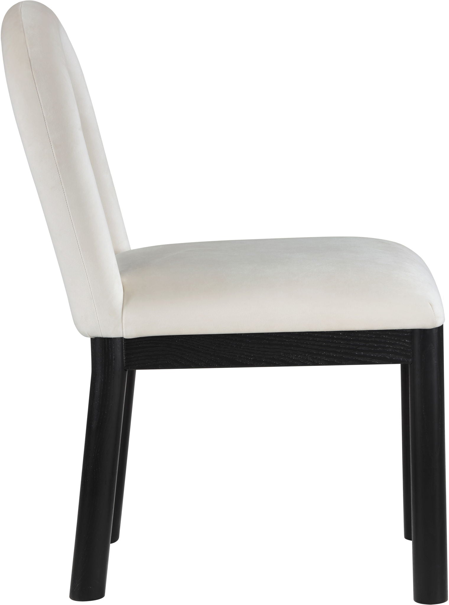 Conrad - Velvet Dining Chair With Black Legs - Urban Living Furniture (Los Angeles, CA)