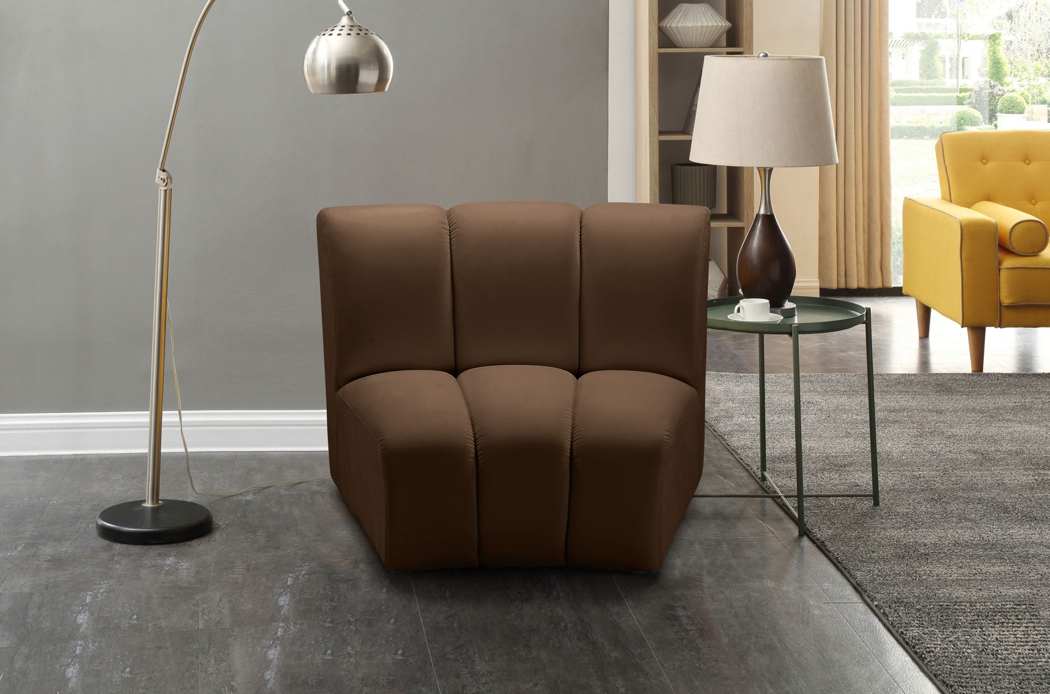 Infinity - Fabric Modular Chair - Brown - Urban Living Furniture (Los Angeles, CA)