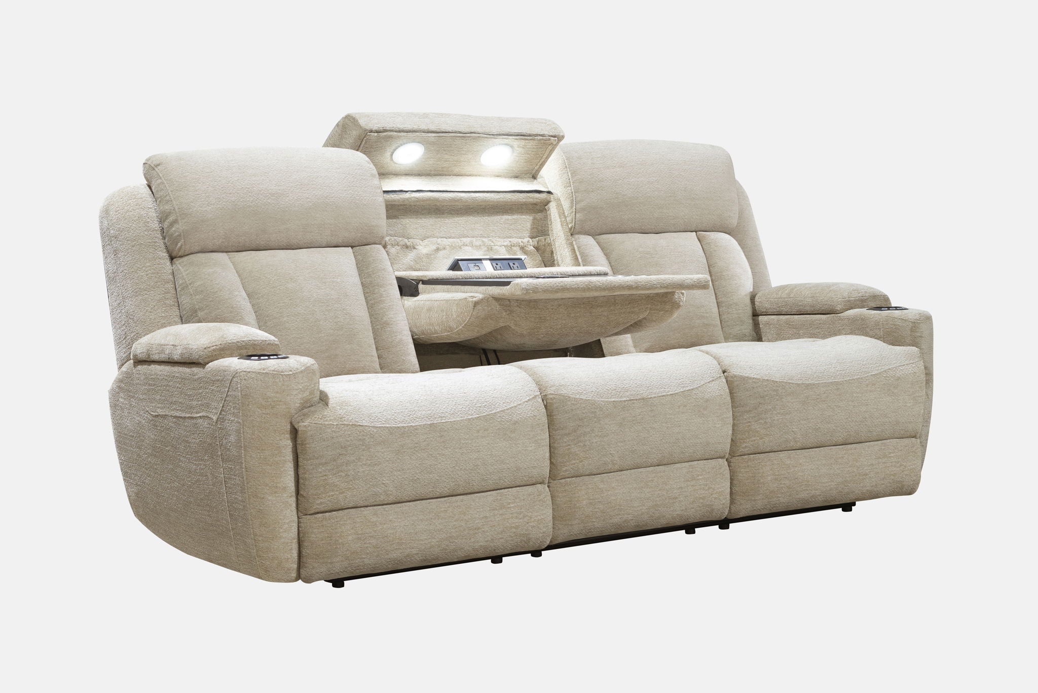 Dalton - Power Drop Down Console Sofa - Urban Living Furniture (Los Angeles, CA)