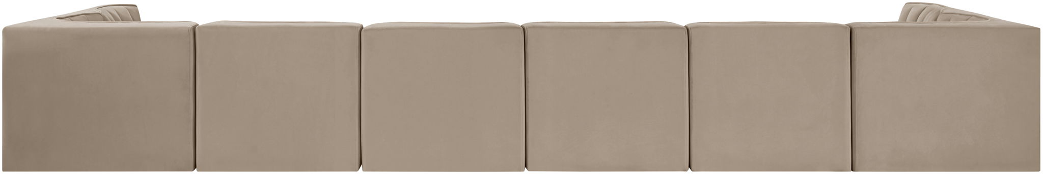 Rummi - Velvet Performance Fabric Upholstered 8 Piece Modular Sectional (With 2 Corner Chairs) - Urban Living Furniture (Los Angeles, CA)