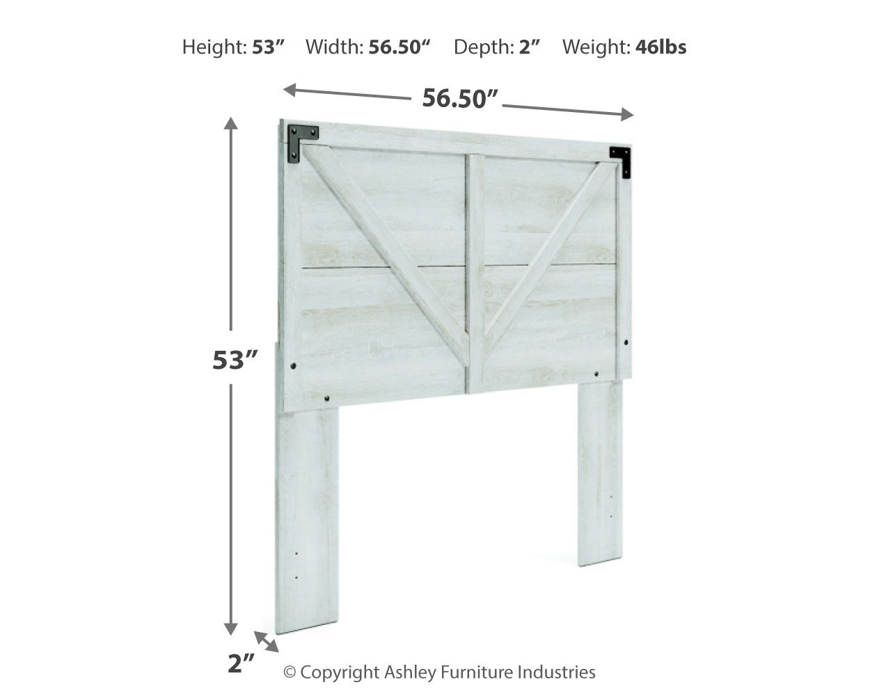 Shawburn - Crossbuck Panel Headboard - Urban Living Furniture (Los Angeles, CA)