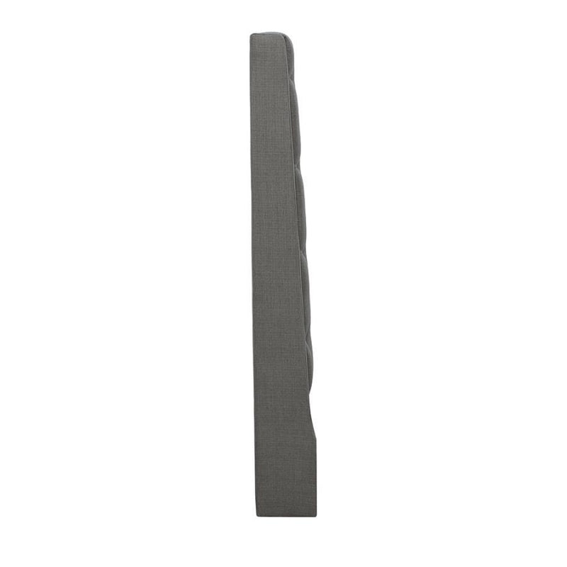 Camille - Upholstered Queen Panel Headboard - Gray