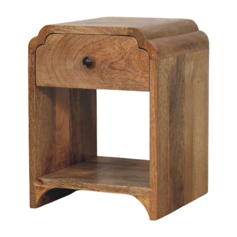 Newton - Mini Nightstand With A Drawer And Open Shelf
