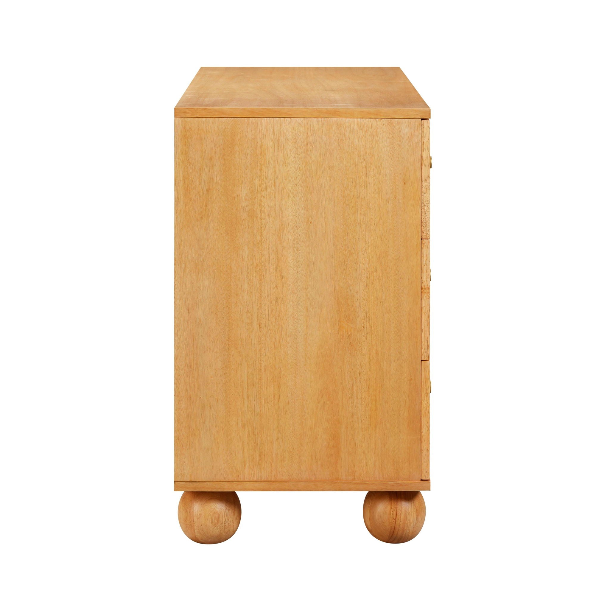 Grappa - Wood & Rattan Wavy Dresser - Natural - Urban Living Furniture (Los Angeles, CA)
