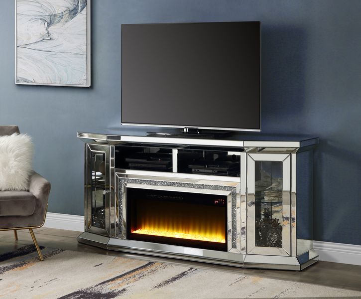 Noralie - TV Stand - Mirrored - 32" - Urban Living Furniture (Los Angeles, CA)
