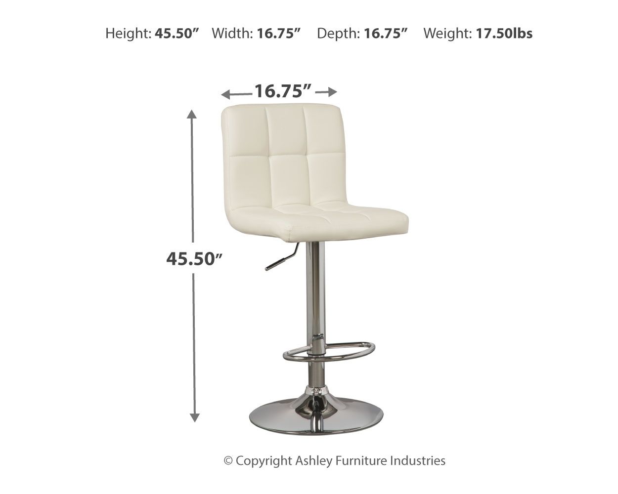 Bellatier - Adjustable Height Barstool (Set of 2) - Urban Living Furniture (Los Angeles, CA)