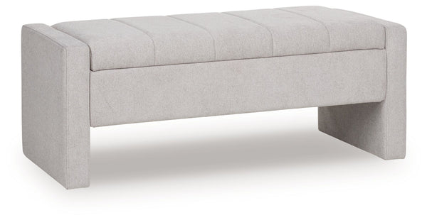 Akselman - Gray - Storage Bench