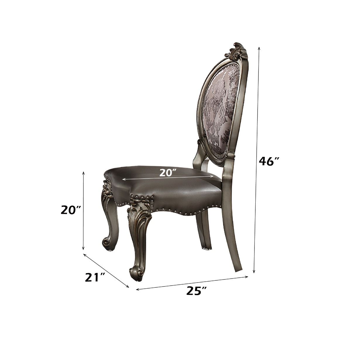 Versailles - Side Chair - Urban Living Furniture (Los Angeles, CA)