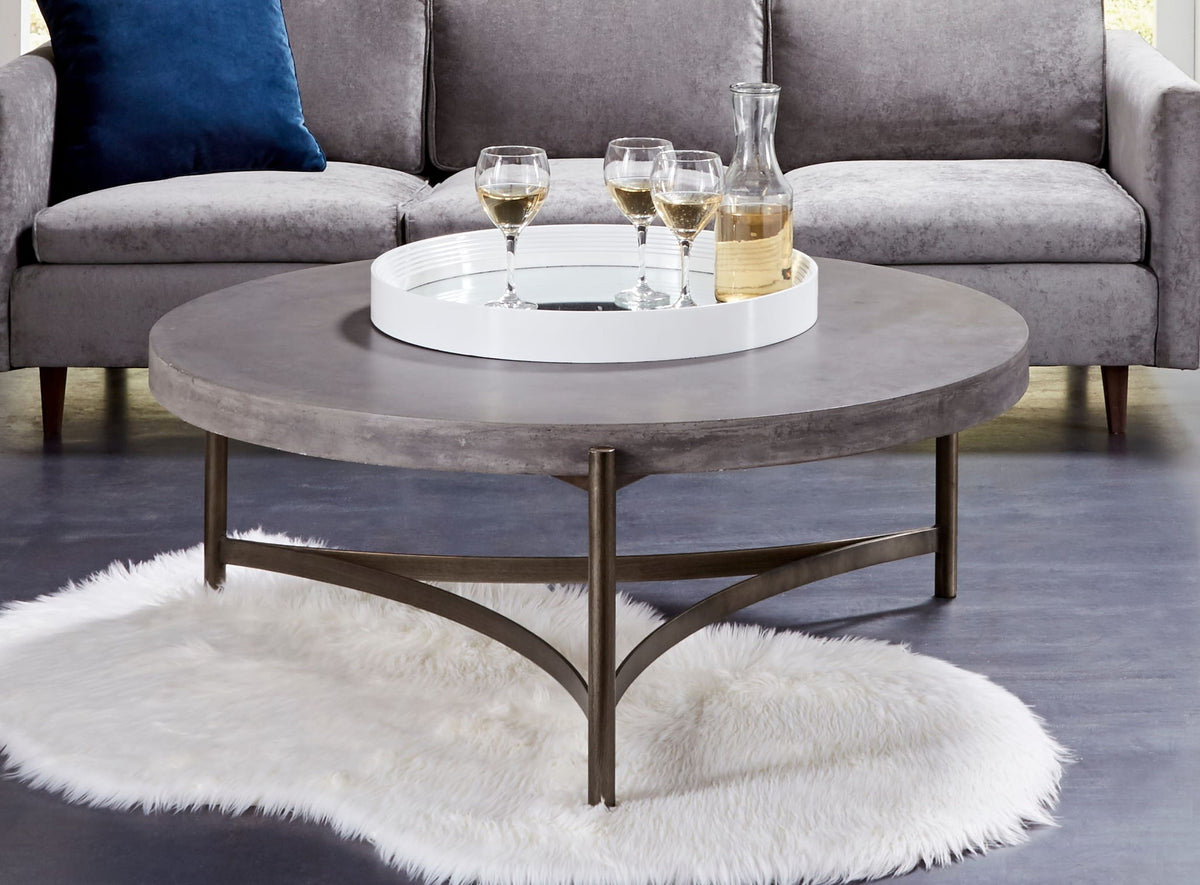 Lyon - Coffee Table Top - Medium Concrete