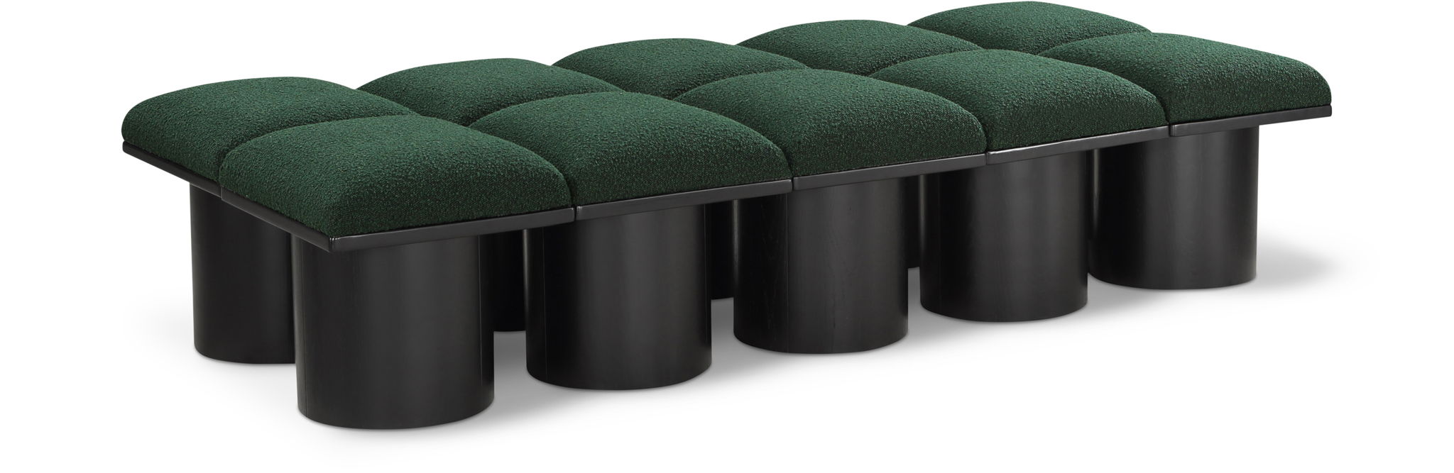 Pavilion - 10 Piece Modular Bench With Black Base - Urban Living Furniture (Los Angeles, CA)