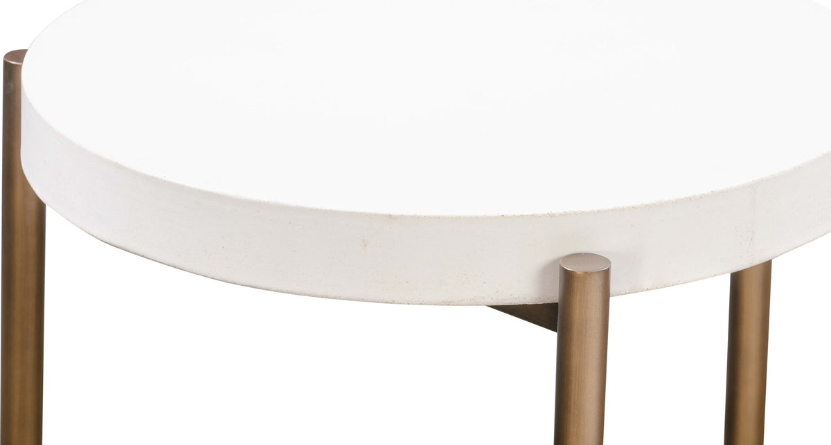 Lyon - Round Concrete And Metal Table