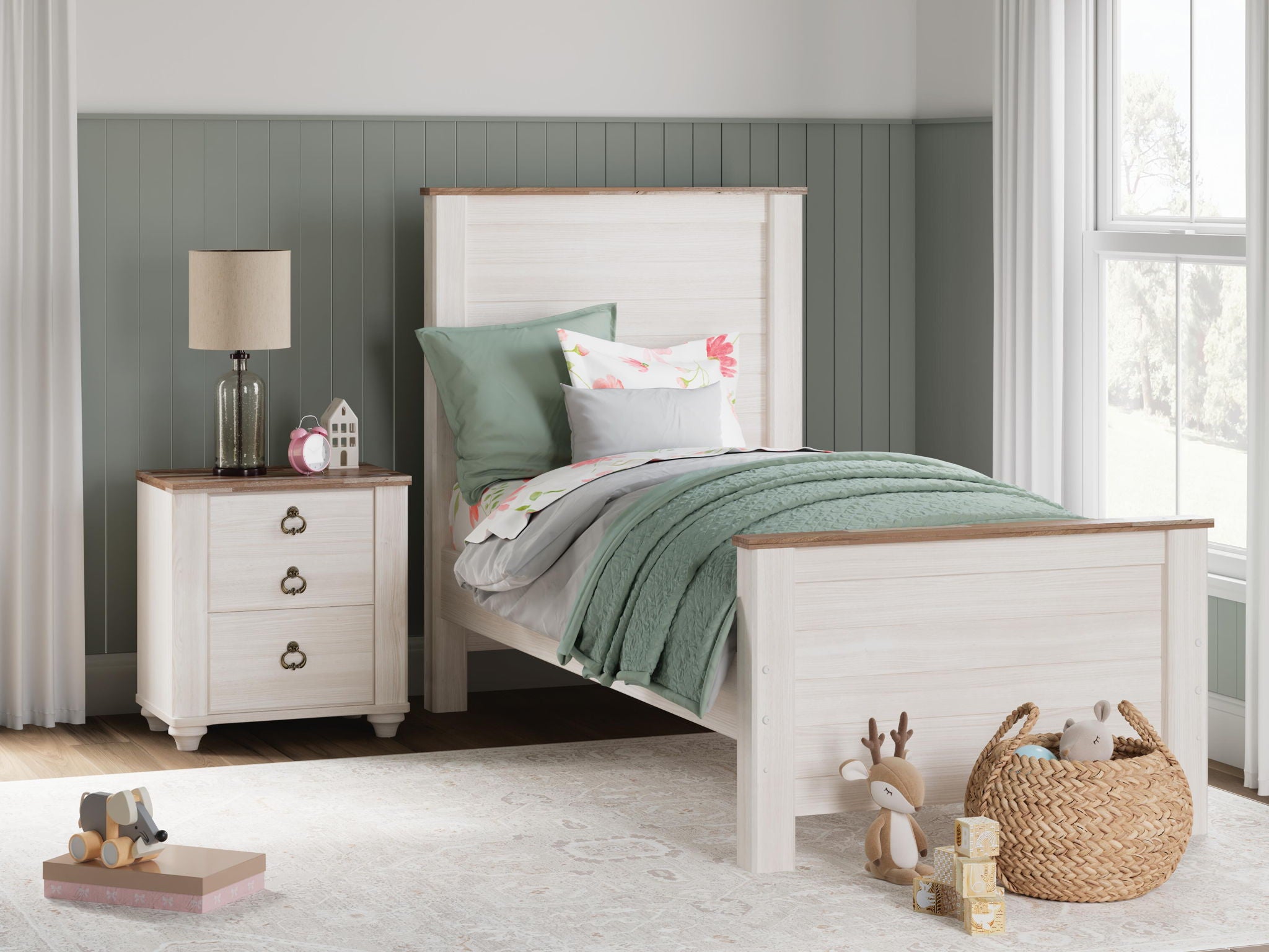 Willowton - Panel Bed