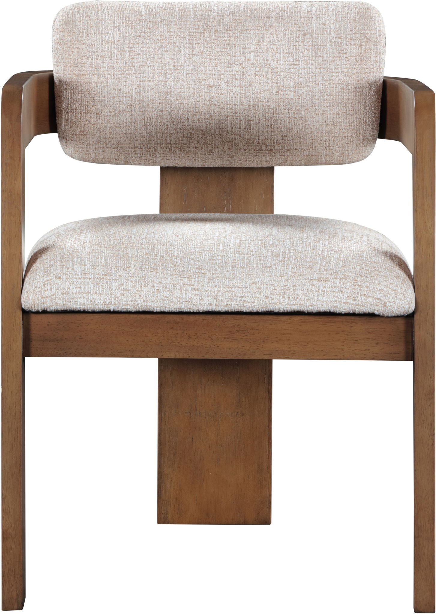 Sacha - Linen Dining Chair With Brown Base (Set of 2) - Urban Living Furniture (Los Angeles, CA)