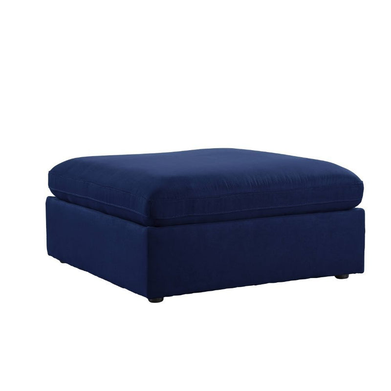 Crosby - Ottoman - Blue Fabric - Urban Living Furniture (Los Angeles, CA)