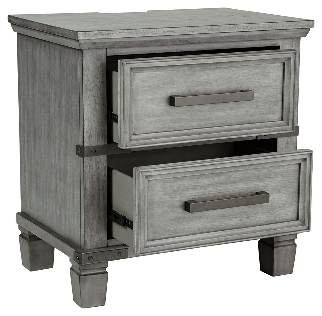 Russelyn - Gray - Two Drawer Night Stand - Urban Living Furniture (Los Angeles, CA)