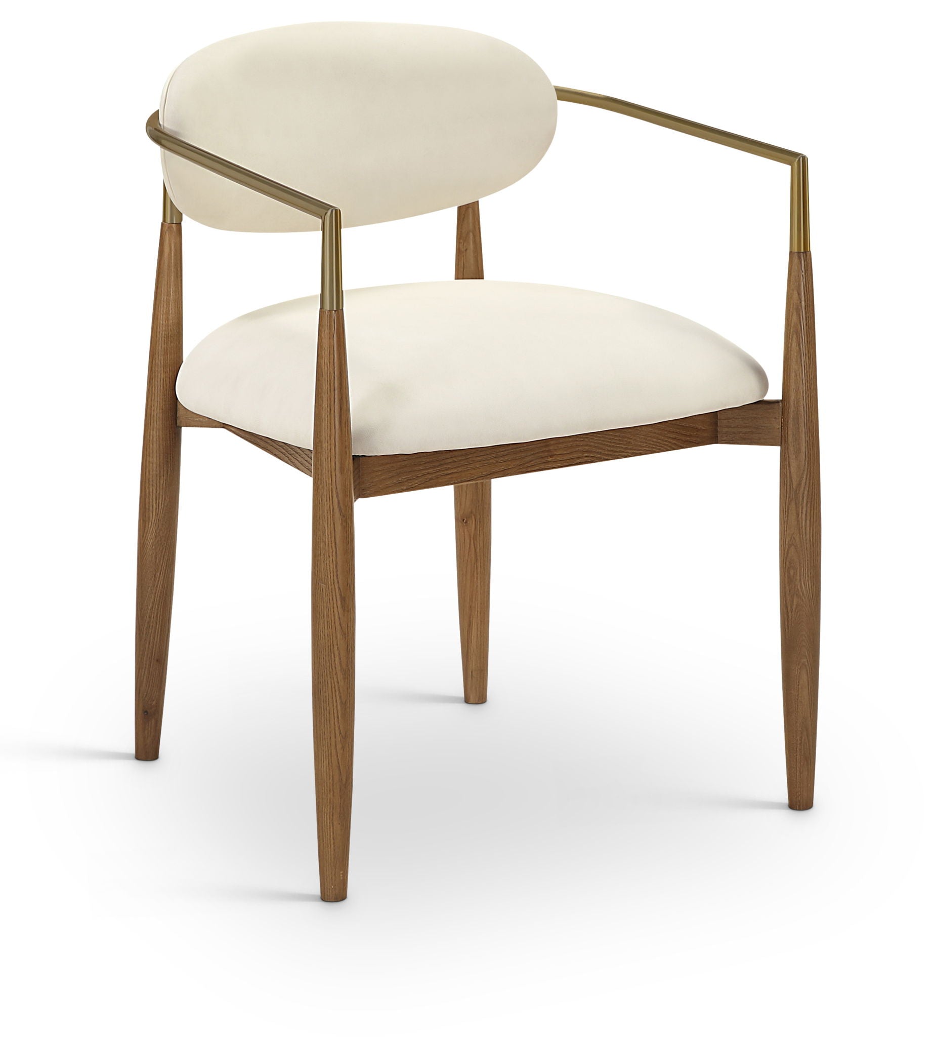 Riccio - Dining Arm Chair (Set of 2) - Walnut Frame - Urban Living Furniture (Los Angeles, CA)