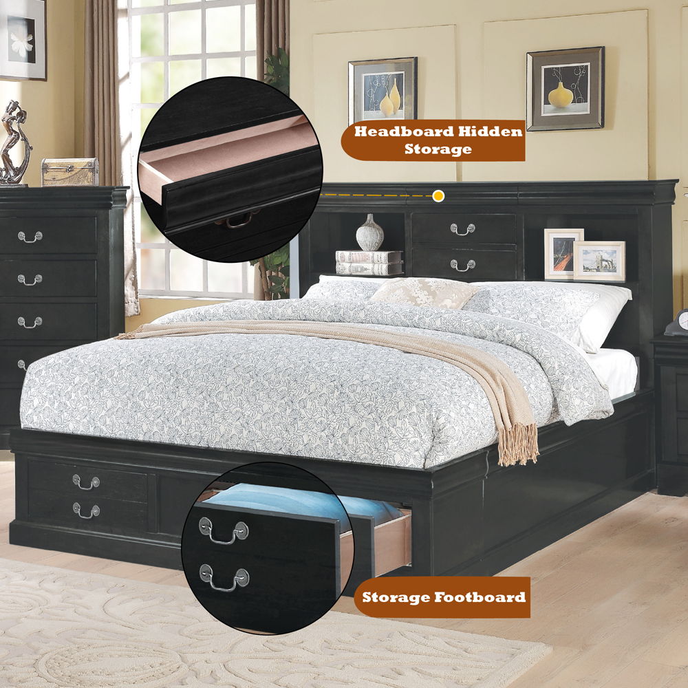 Louis Philippe III - Bed - Urban Living Furniture (Los Angeles, CA)