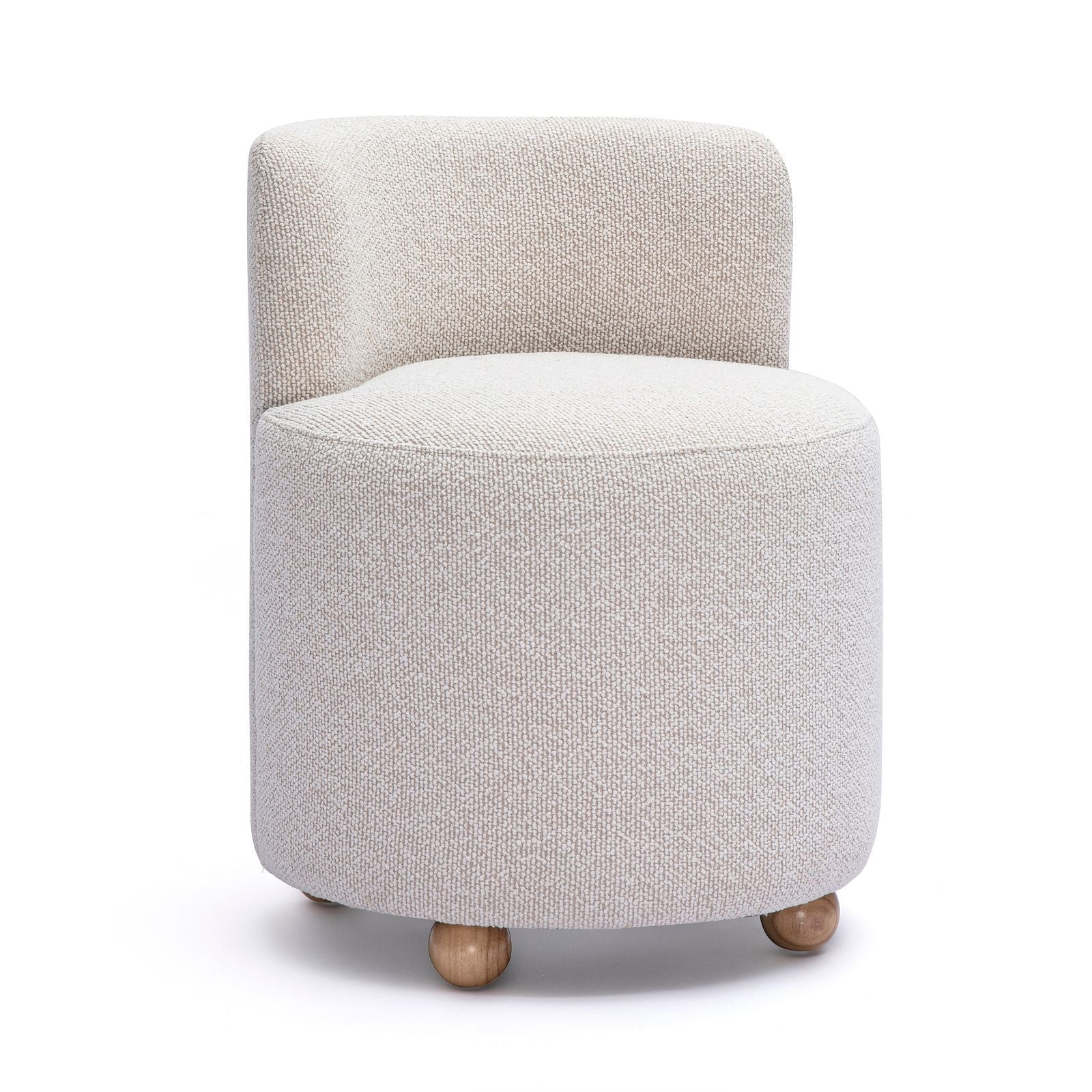 Hakuna - Performance Boucle Desk Chair - Cream - Urban Living Furniture (Los Angeles, CA)