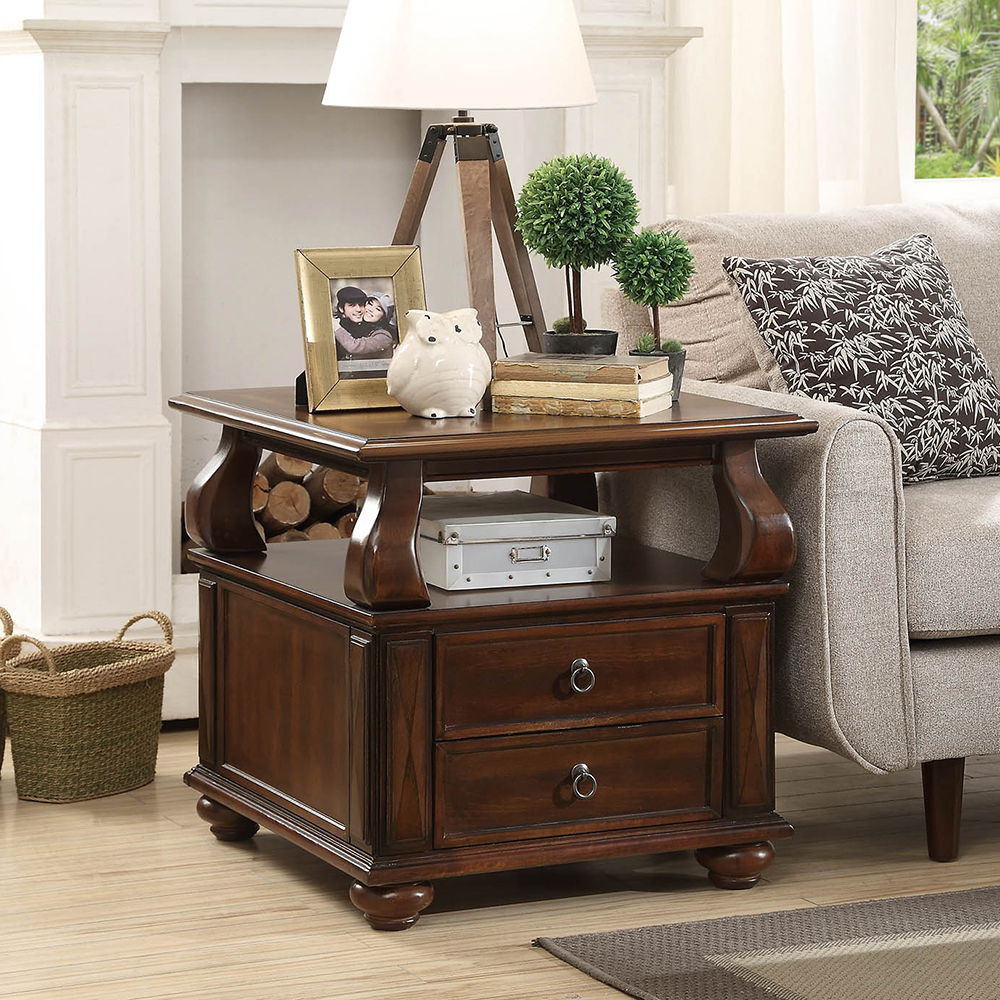 Amado - End Table - Walnut - Urban Living Furniture (Los Angeles, CA)