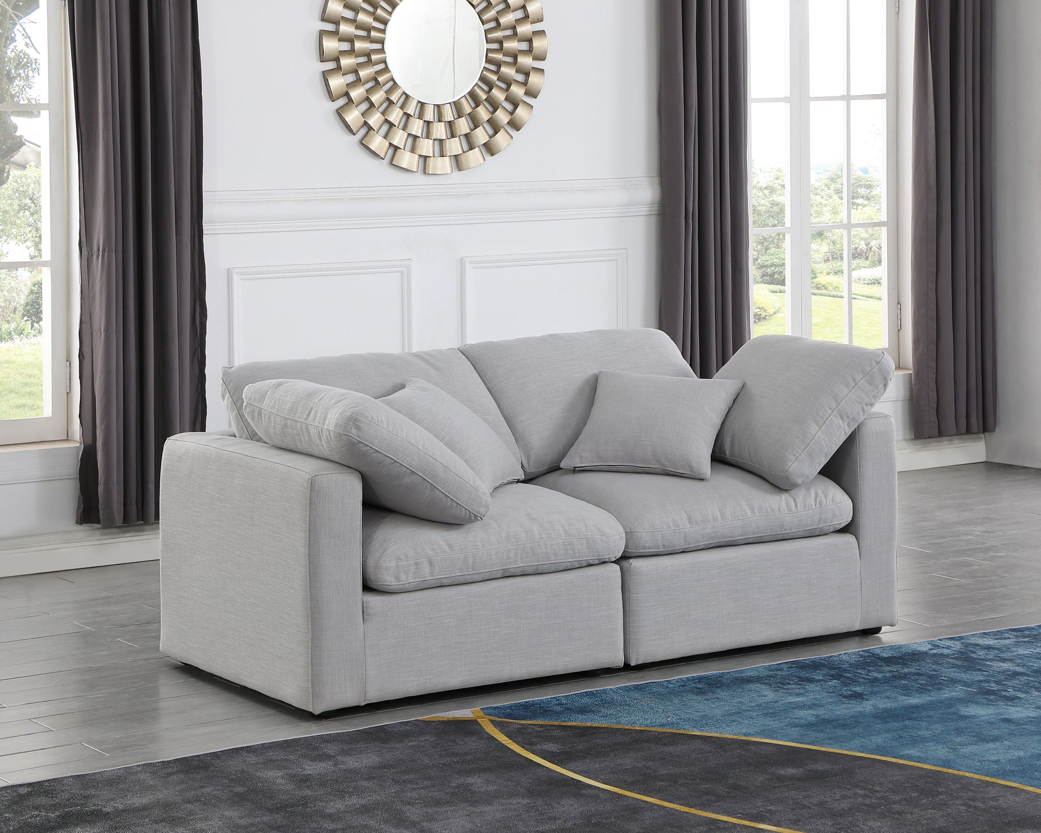 Indulge - Linen 2 Seat Modular Sofa - Urban Living Furniture (Los Angeles, CA)
