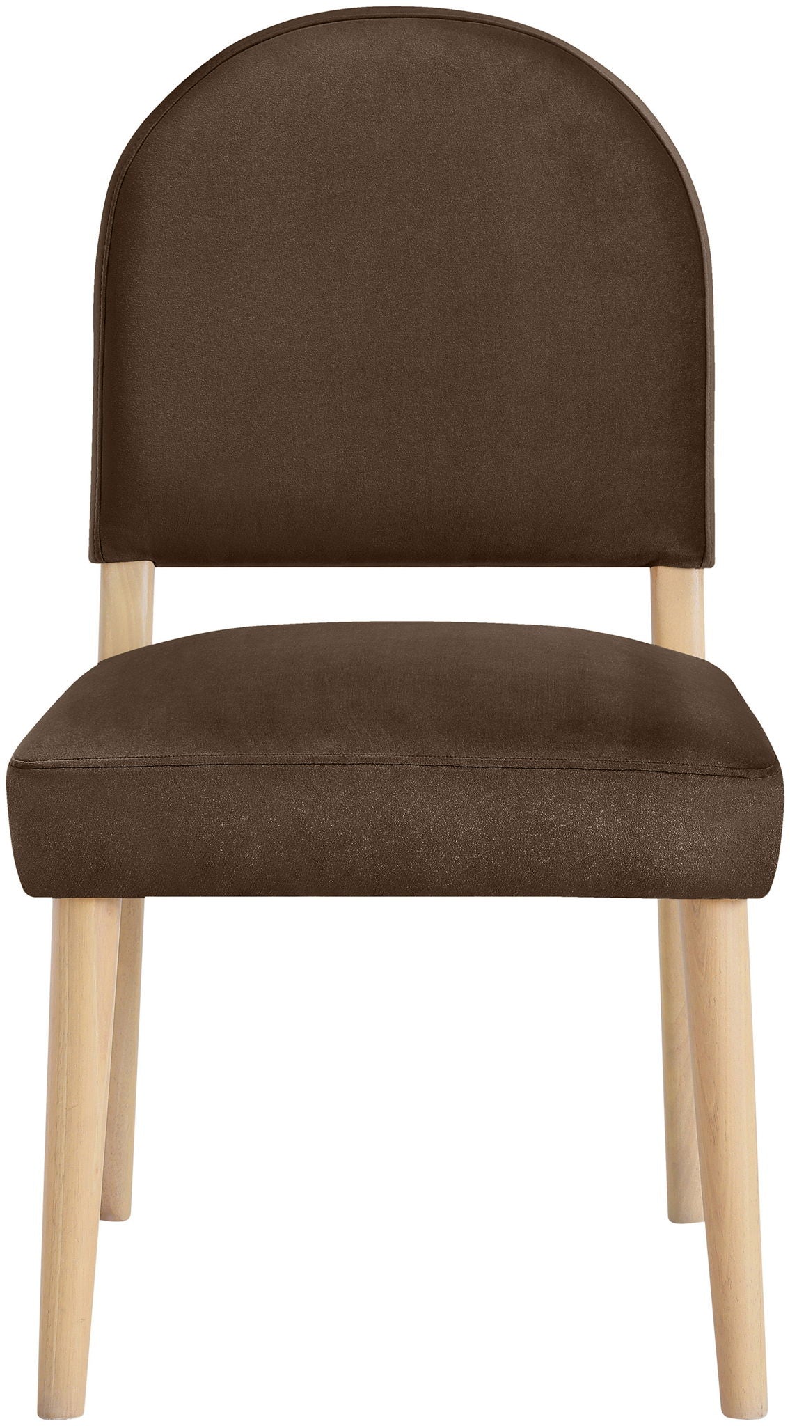 Varinelle - Velvet Dining Chair (Set of 2) - Natural Frame - Urban Living Furniture (Los Angeles, CA)