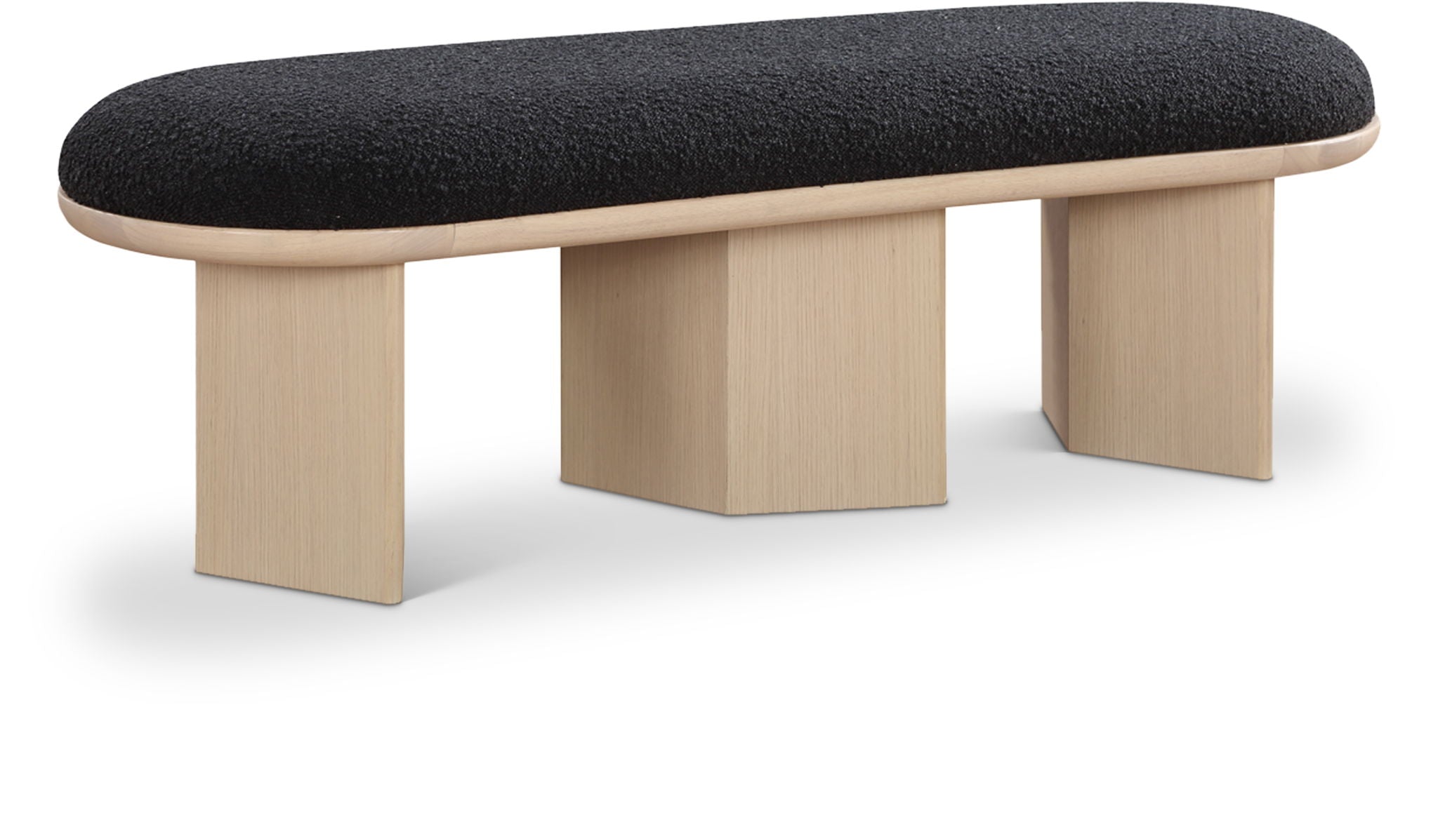 Wilshire - Bench With Natural Base - Urban Living Furniture (Los Angeles, CA)