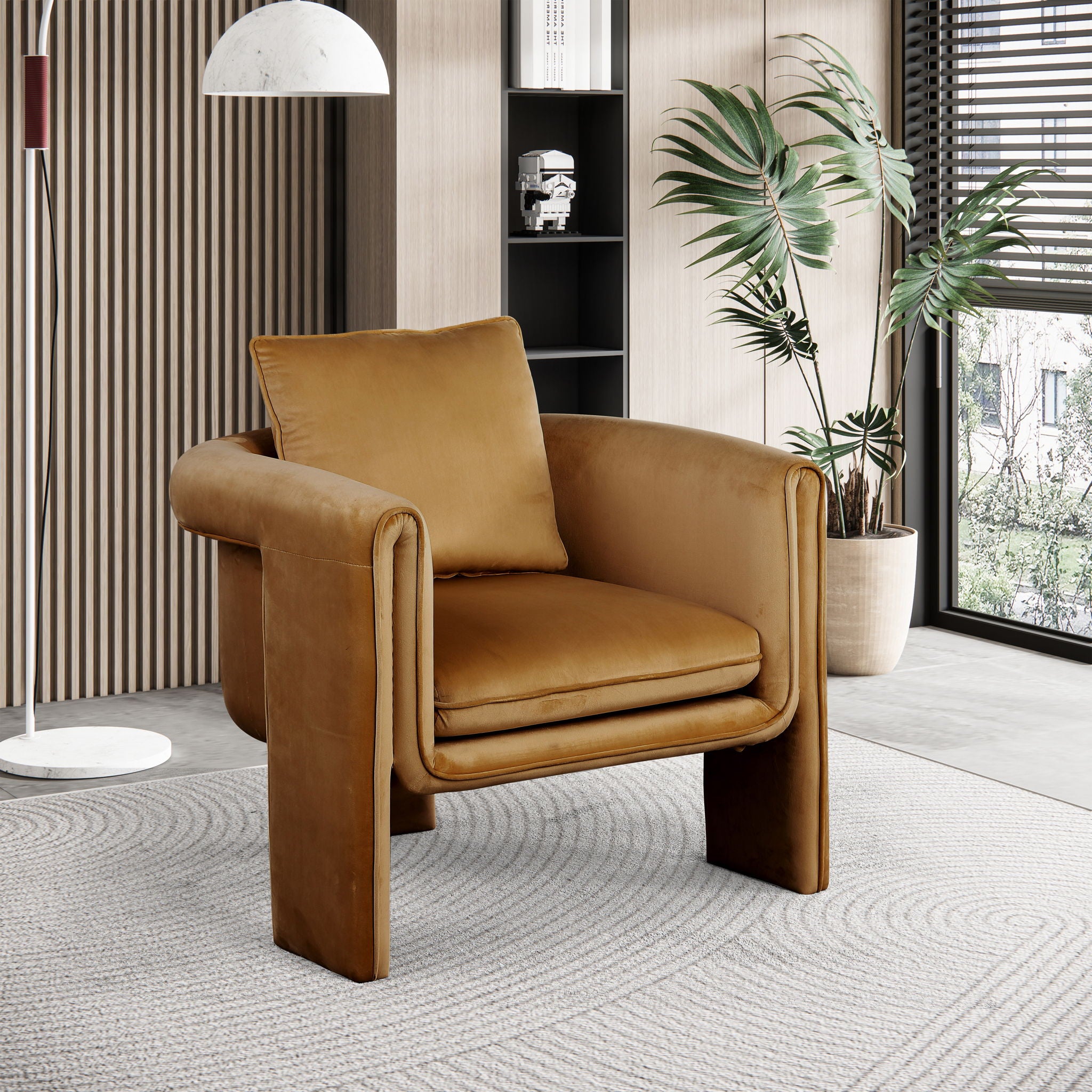 Sloan - Accent Chair - Saddle - Urban Living Furniture (Los Angeles, CA)