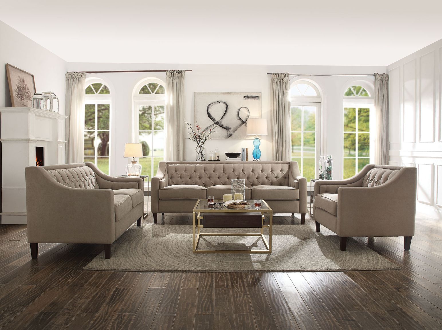 Suzanne - Sofa - Beige Fabric - Urban Living Furniture (Los Angeles, CA)