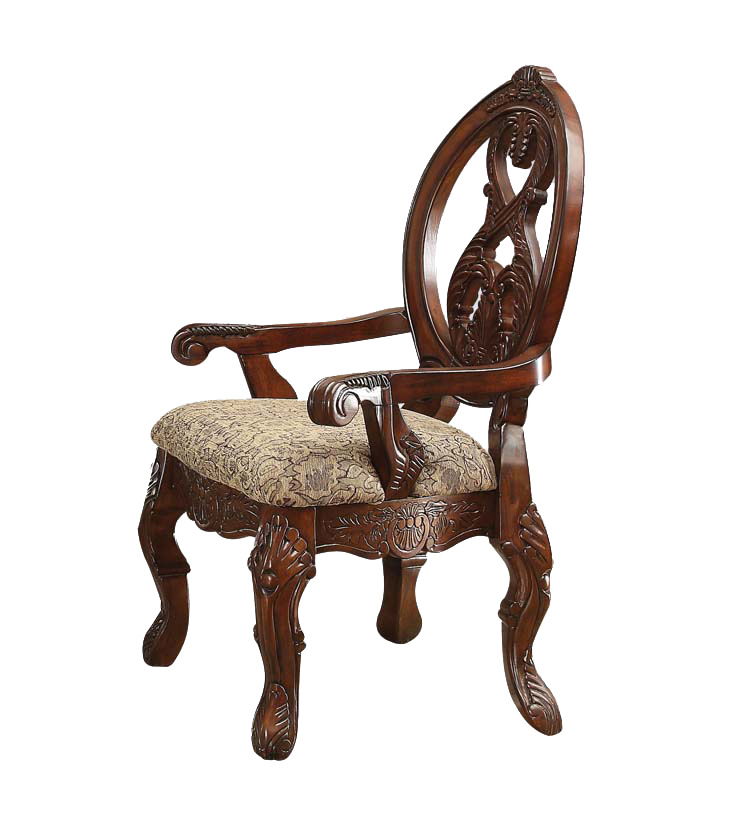 Rovledo - Dining Chair (Set of 2) - Fabric & Cherry - Urban Living Furniture (Los Angeles, CA)
