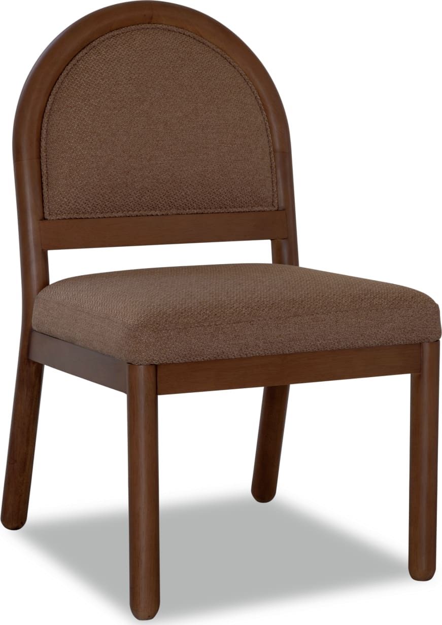Astor - Arc Back Chair (Set of 2) - Wheat Bread / Claystone