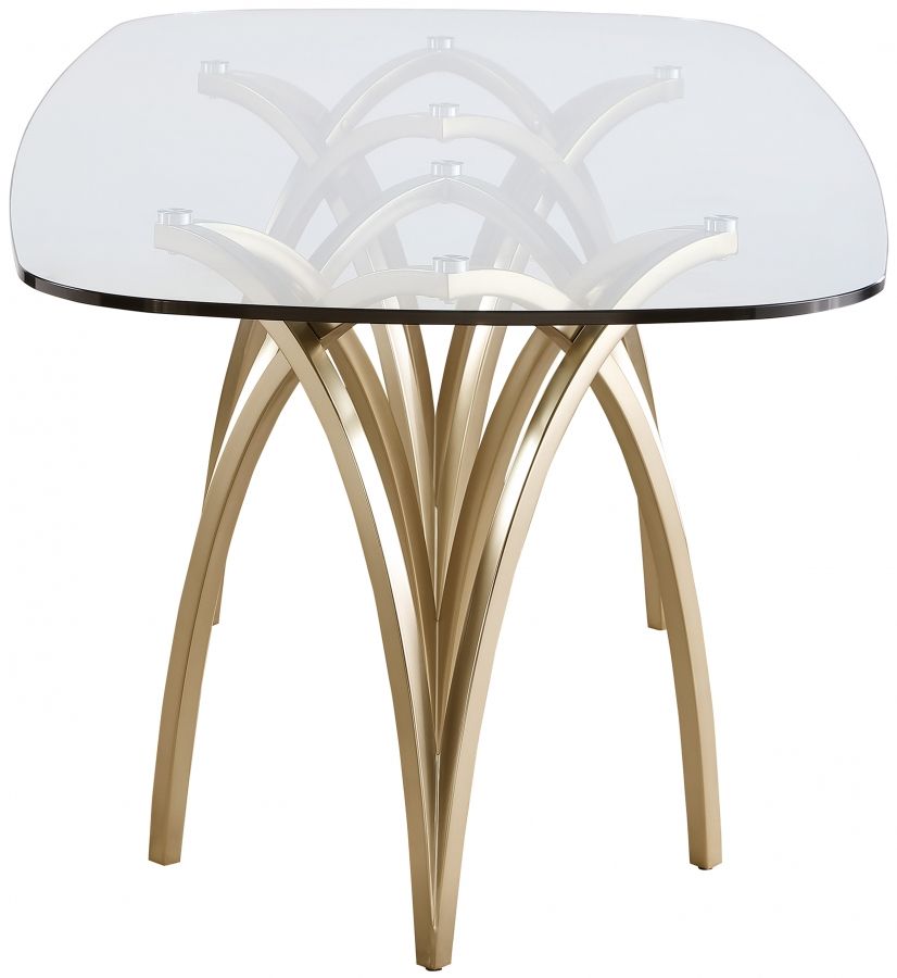 Madelyn - Dining Table - Gold - Urban Living Furniture (Los Angeles, CA)