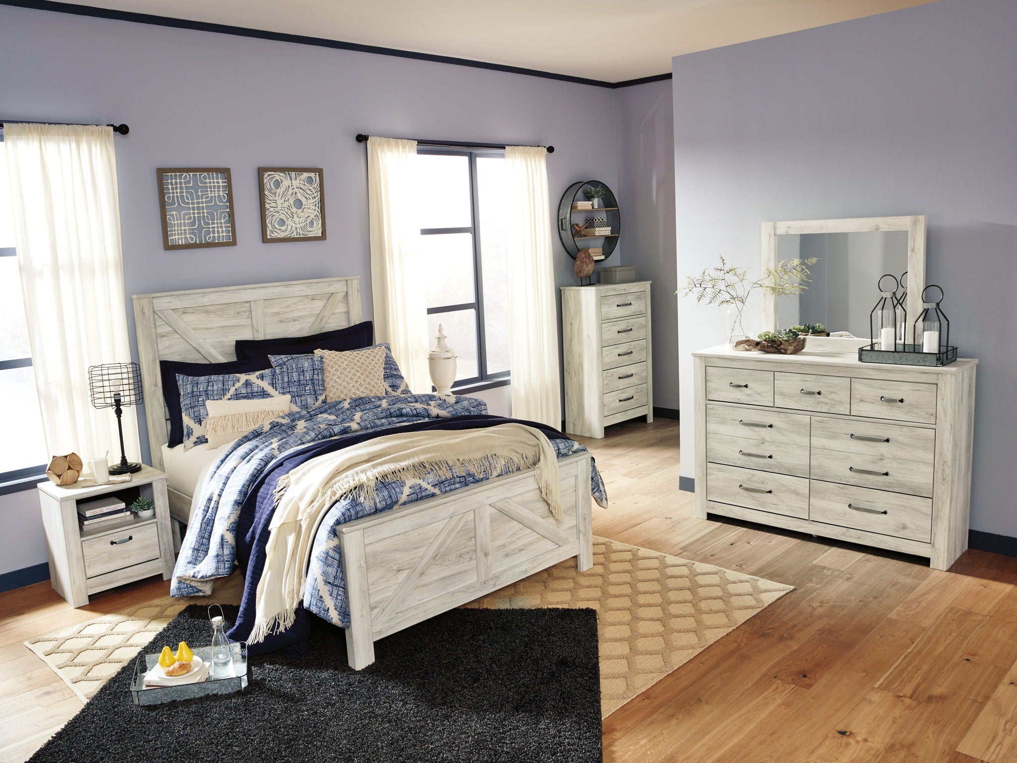 Bellaby - Crossbuck Panel Bed - Urban Living Furniture (Los Angeles, CA)