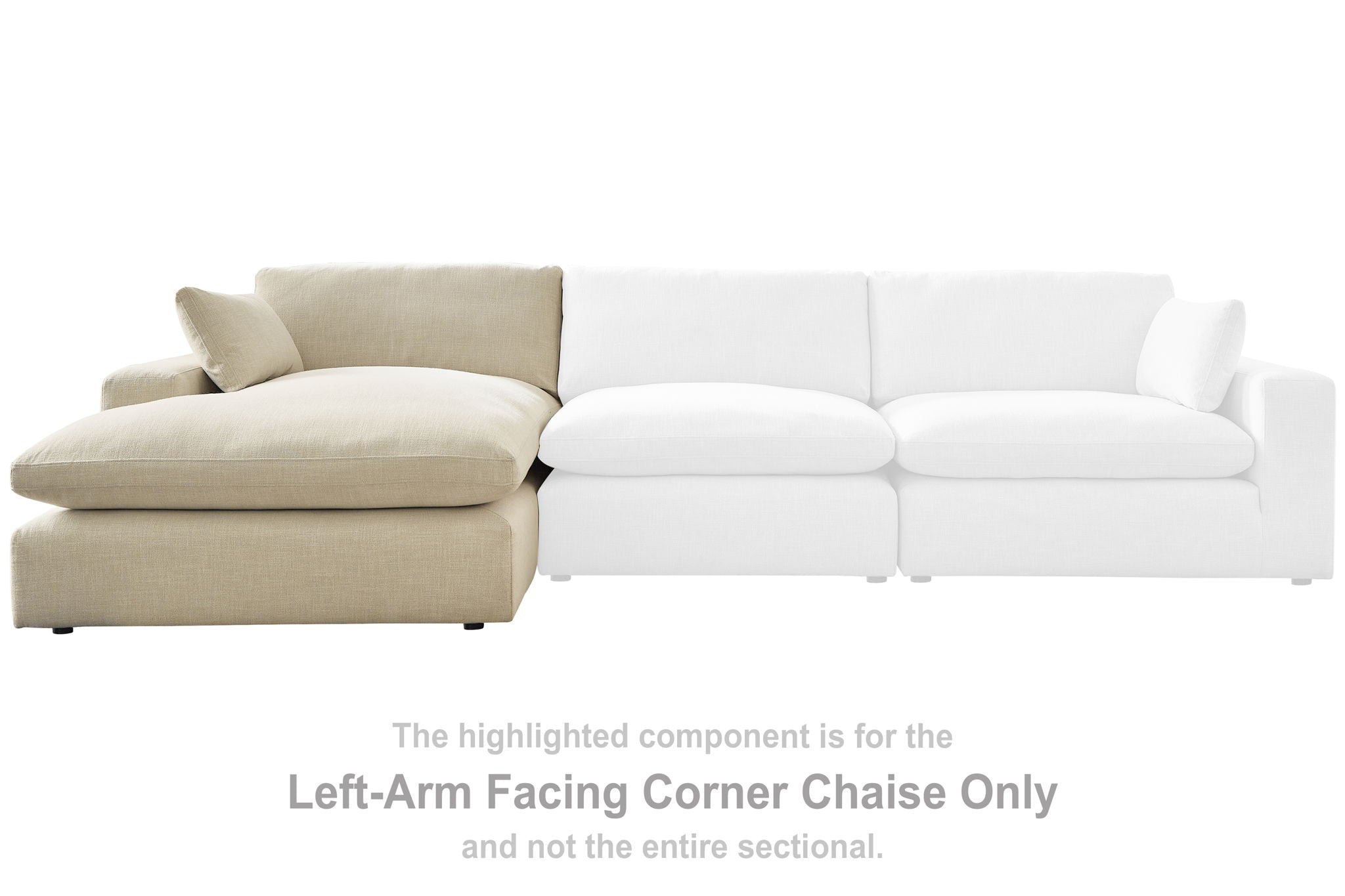 Elyza - Linen - LAF Corner Chaise - Urban Living Furniture (Los Angeles, CA)